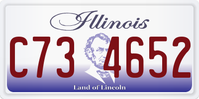 IL license plate C734652