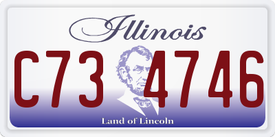 IL license plate C734746
