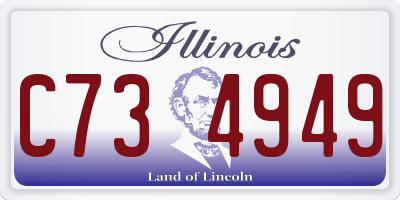 IL license plate C734949