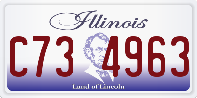 IL license plate C734963