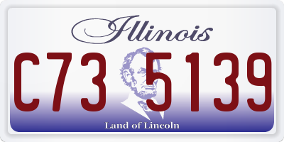 IL license plate C735139