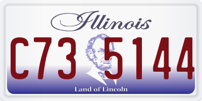 IL license plate C735144
