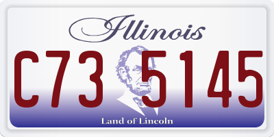IL license plate C735145