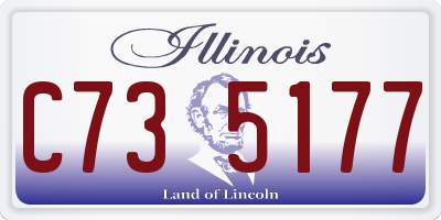IL license plate C735177