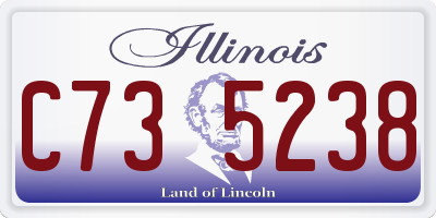 IL license plate C735238