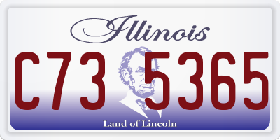 IL license plate C735365