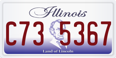IL license plate C735367