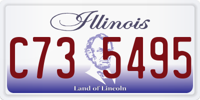 IL license plate C735495