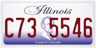 IL license plate C735546