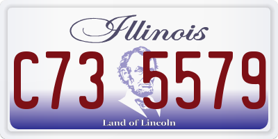 IL license plate C735579