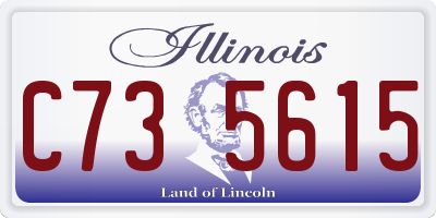 IL license plate C735615