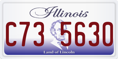 IL license plate C735630