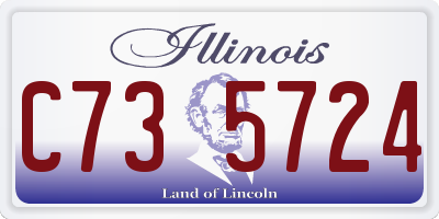 IL license plate C735724