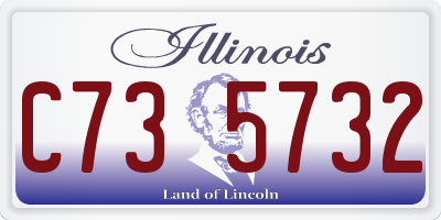 IL license plate C735732
