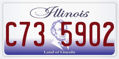 IL license plate C735902