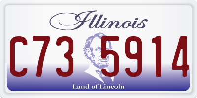 IL license plate C735914