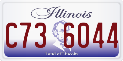 IL license plate C736044