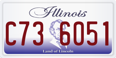 IL license plate C736051