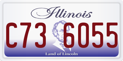 IL license plate C736055