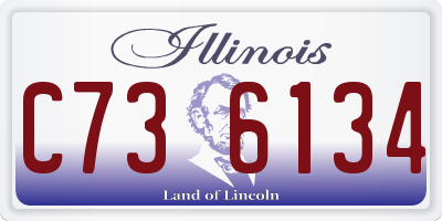 IL license plate C736134