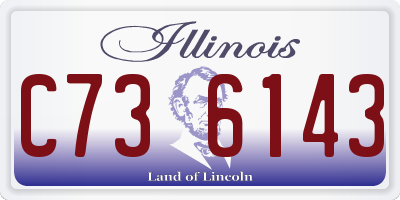 IL license plate C736143