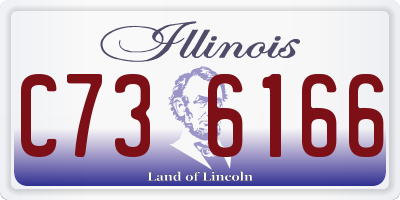 IL license plate C736166