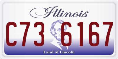 IL license plate C736167