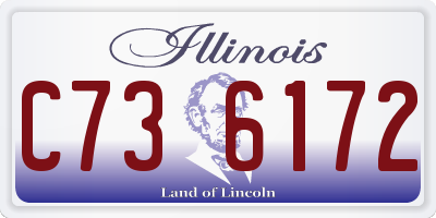 IL license plate C736172