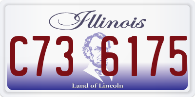 IL license plate C736175