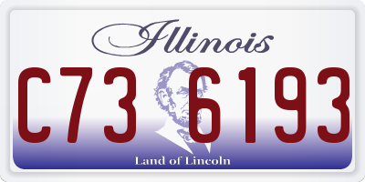 IL license plate C736193