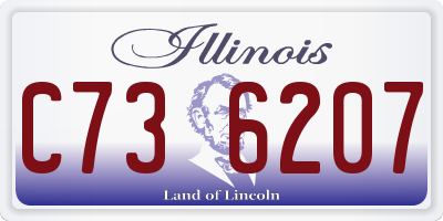 IL license plate C736207