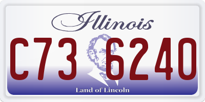 IL license plate C736240