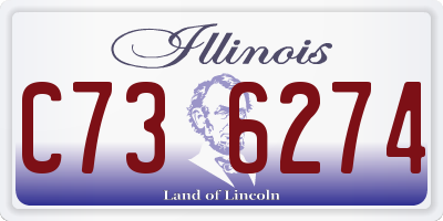 IL license plate C736274