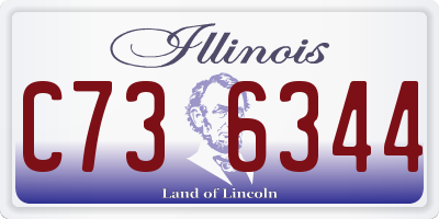 IL license plate C736344