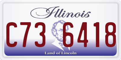 IL license plate C736418