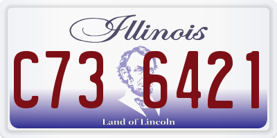 IL license plate C736421