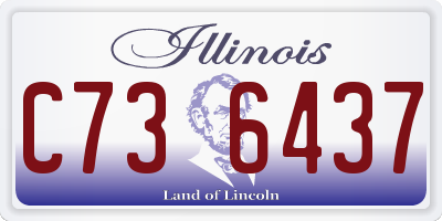 IL license plate C736437
