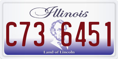IL license plate C736451