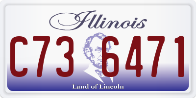 IL license plate C736471
