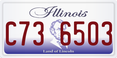 IL license plate C736503