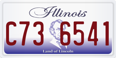 IL license plate C736541