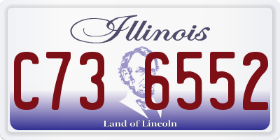 IL license plate C736552