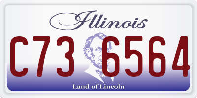 IL license plate C736564