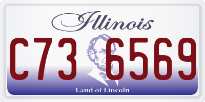 IL license plate C736569