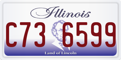 IL license plate C736599