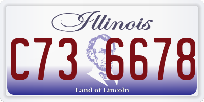 IL license plate C736678