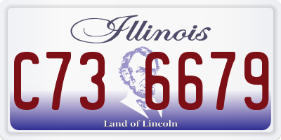IL license plate C736679