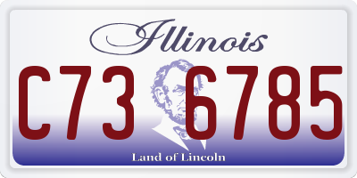 IL license plate C736785