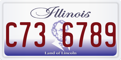 IL license plate C736789