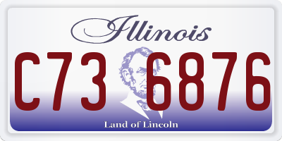 IL license plate C736876